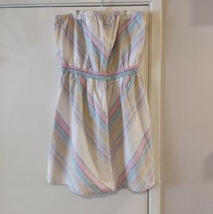 Mossimo White vintage style strapless sun dress